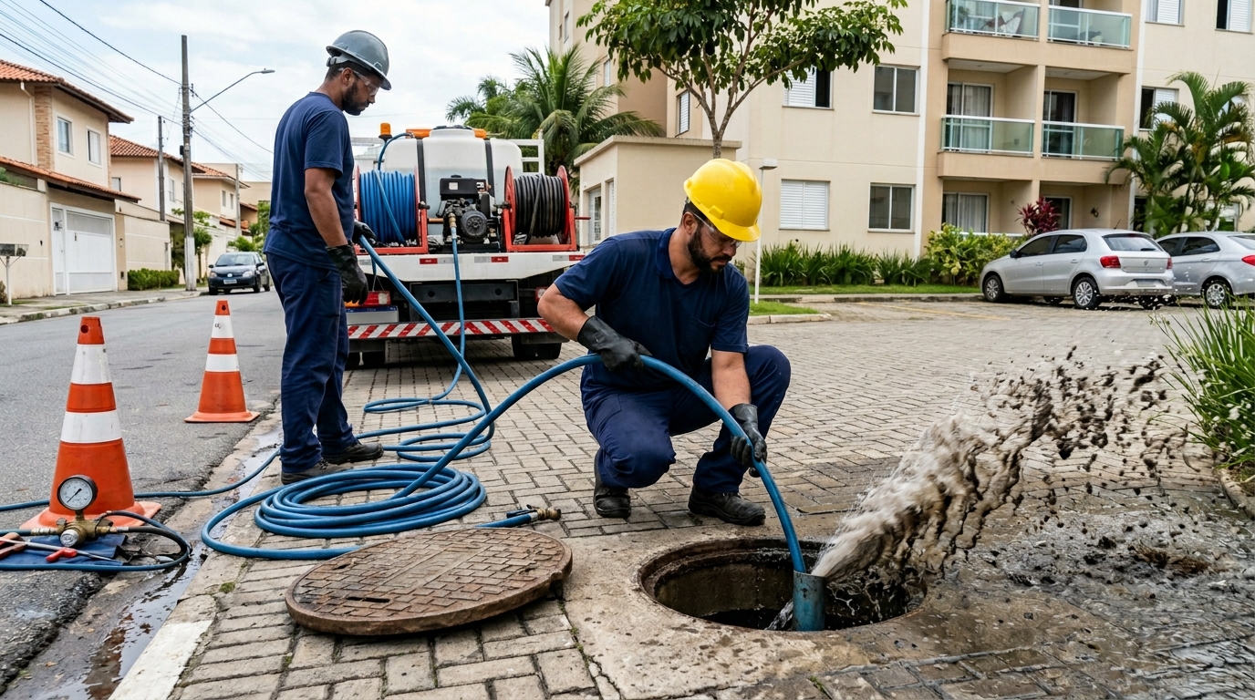 Desobstrução com Alta Pressão em Teresina‑PI