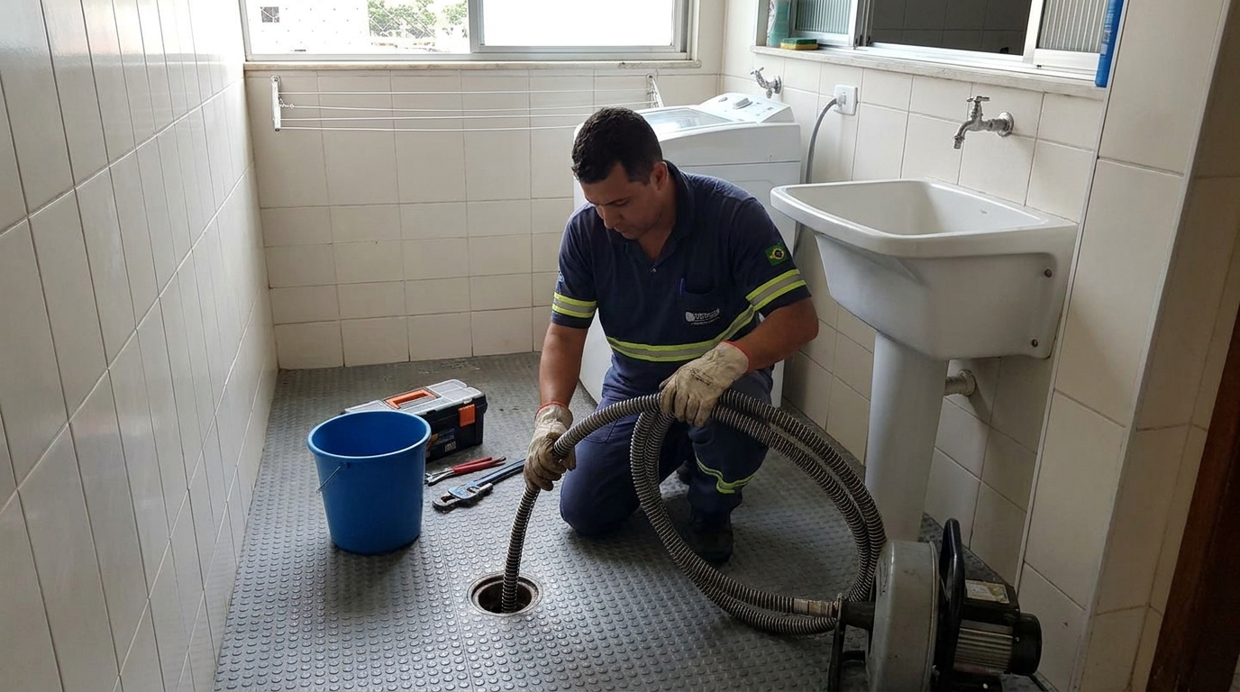 Desobstrução na Cozinha em Teresina‑PI